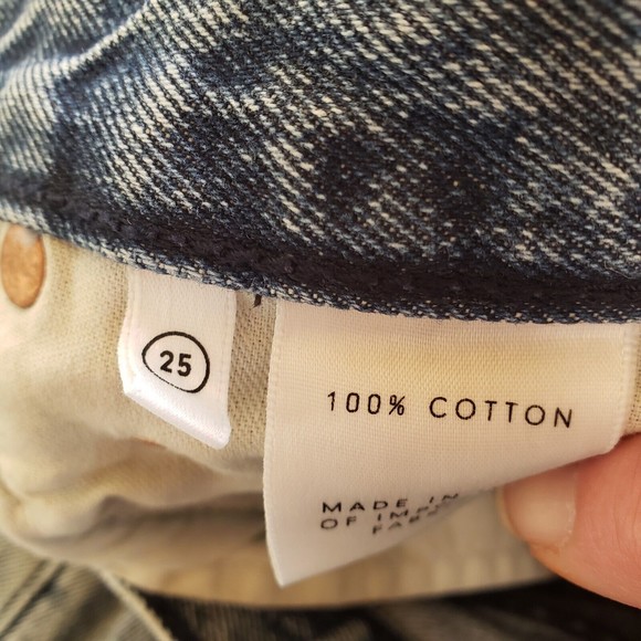 GRLFRND Karolina High Waist Tapered Leg Jean Women’s Size 25 In After The Storm. - Picture 10 of 11